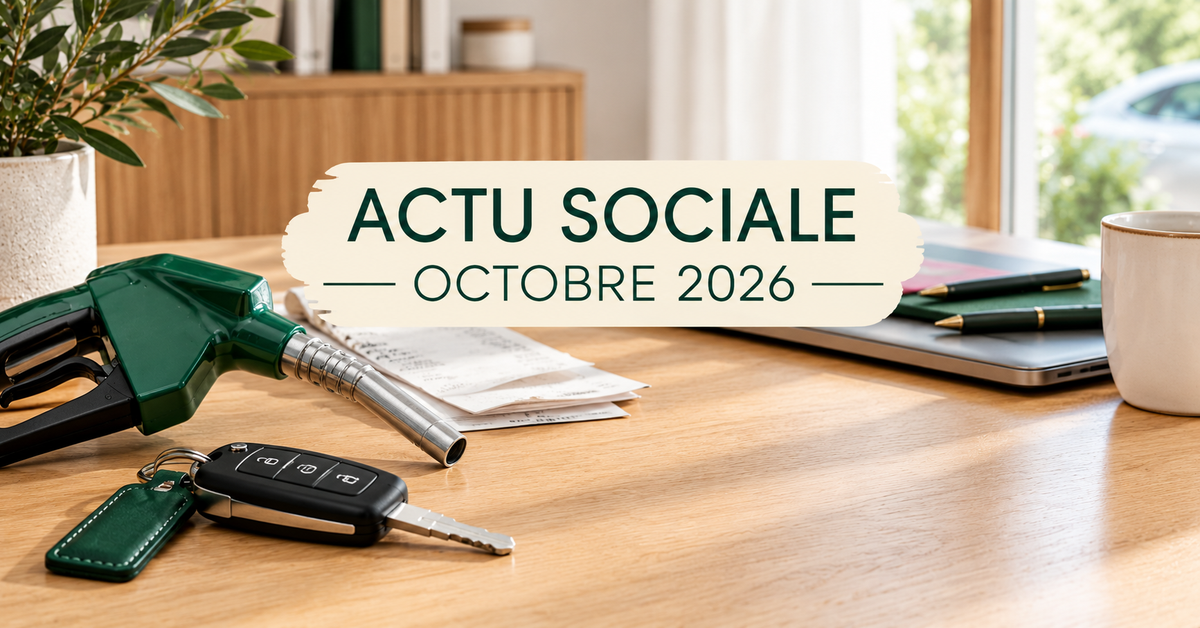 prime carburant 2026: pistolet à carburant et clé de voiture sur un bureau